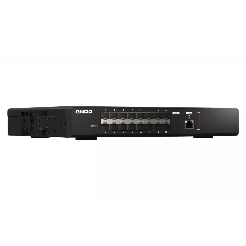 QNAP QSW-M5216-1T Διακόπτης δικτύου Managed L2 Μαύρο