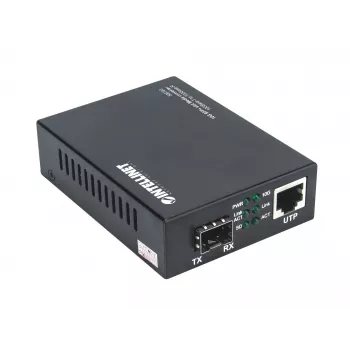 Intellinet Μετατροπέας μέσου 10GBase-T σε 10GBase-R, 1 x υποδοχή 10 GB SFP+, 1 x θύρα 10GB RJ45