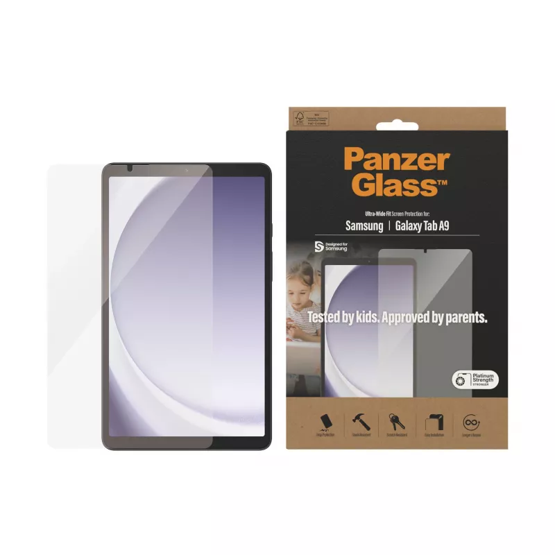 PanzerGlass ®️ Προστασία οθόνης Samsung Galaxy Tab A9 | Ultra-Wide Fit