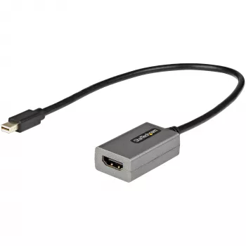 StarTech.com Προσαρμογέας Mini DisplayPort σε HDMI - προσαρμογέας mDP σε HDMI - 1080p - Mini DisplayPort 1.2 σε οθόνη HDMI - μετατροπέας βίντεο Mini DP σε HDMI - συνδεδεμένο καλώδιο 30 cm - ενημερωμένη έκδοση του MDP2HDMI