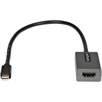 StarTech.com Προσαρμογέας Mini DisplayPort σε HDMI - προσαρμογέας mDP σε HDMI - 1080p - Mini DisplayPort 1.2 σε οθόνη HDMI - μετατροπέας βίντεο Mini DP σε HDMI - συνδεδεμένο καλώδιο 30 cm - ενημερωμένη έκδοση του MDP2HDMI