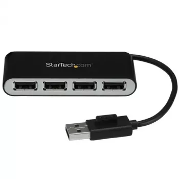 StarTech.com Φορητό hub USB 2.0 4 θυρών με ενσωματωμένο καλώδιο