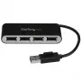 StarTech.com Φορητό hub USB 2.0 4 θυρών με ενσωματωμένο καλώδιο
