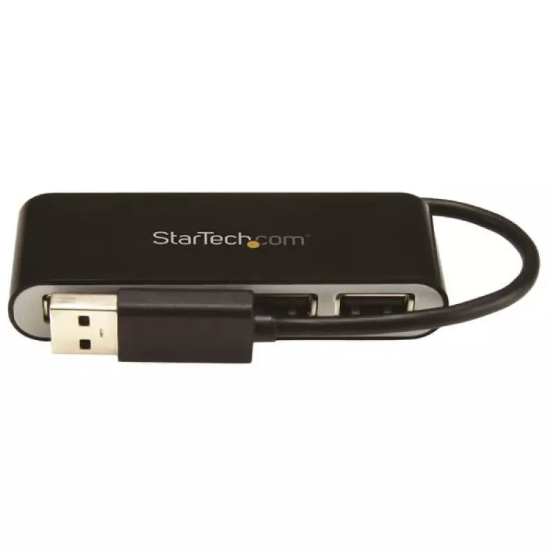 StarTech.com Φορητό hub USB 2.0 4 θυρών με ενσωματωμένο καλώδιο