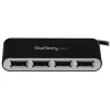 StarTech.com Φορητό hub USB 2.0 4 θυρών με ενσωματωμένο καλώδιο