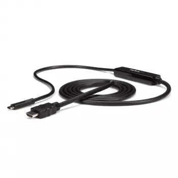 StarTech.com Καλώδιο 6ft (2m) USB C σε HDMI - μετατροπέας βίντεο 4K 30Hz USB Type-C σε HDMI - καλώδιο προσαρμογέα USB-C DP Alt Mode σε οθόνη HDMI - συμβατό με Thunderbolt