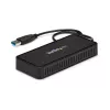 StarTech.com Mini-dock USB 3.0 – σταθμός σύνδεσης USB-A διπλής οθόνης με DisplayPort 4K 60Hz βίντεο & Gigabit Ethernet – καλώδιο 30 cm – φορητός προσαρμογέας USB 3.1 Gen 1 Type-A για laptop