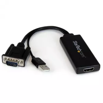 StarTech.com Προσαρμογέας VGA σε HDMI με ήχο USB & τροφοδοσία – φορητός μετατροπέας VGA σε HDMI – 1080p