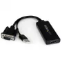 StarTech.com Προσαρμογέας VGA σε HDMI με ήχο USB & τροφοδοσία – φορητός μετατροπέας VGA σε HDMI – 1080p