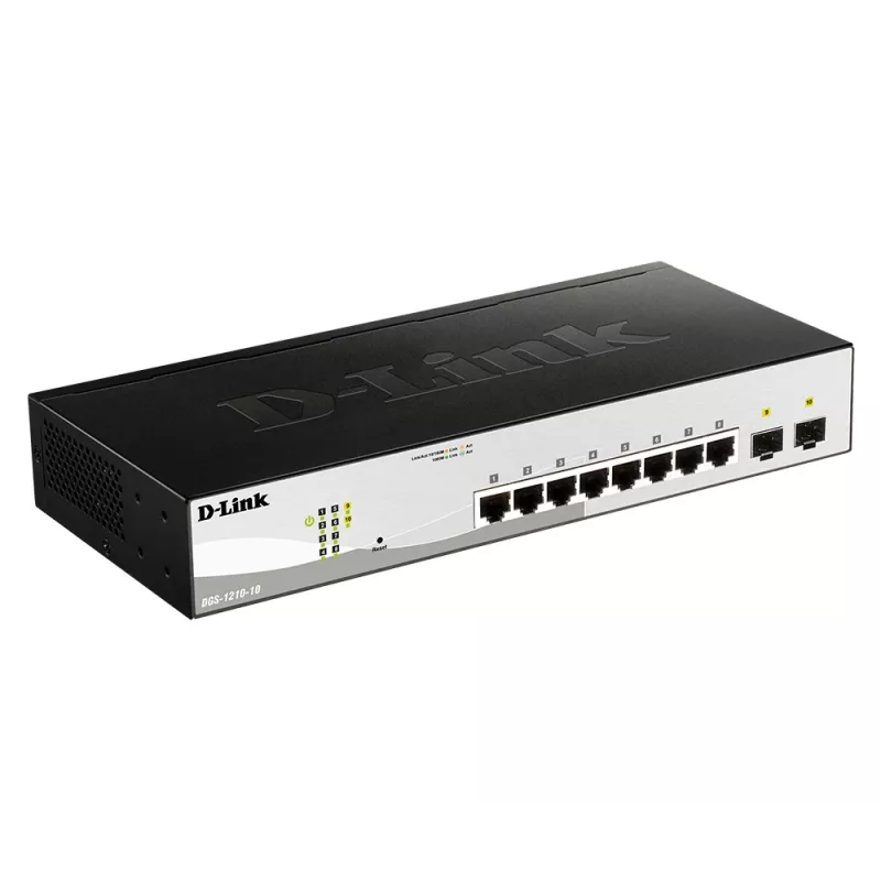 D-Link Switch 10 θυρών Gigabit Smart Managed με 2 θύρες SFP
