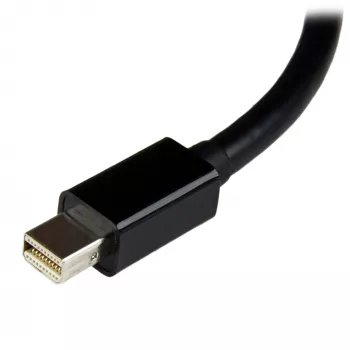StarTech.com MDP2DVI3 προσαρμογέας Mini DisplayPort σε DVI, 1920x1200 (WUXGA), παθητικός, συμβατός με Thunderbolt, 17 cm, μαύρος