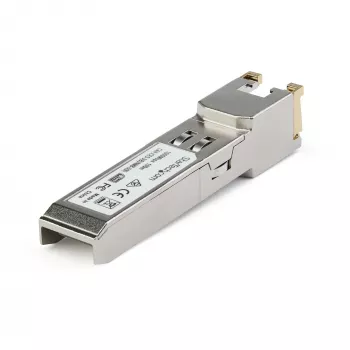 StarTech.com Μονάδα συμβατή με Cisco GLC-TE - Πομποδέκτης Gigabit Ethernet βιομηχανικός χαλκού 1000BASE-T - SFP σε RJ45 Cat6/Cat5e 100m Εκτεταμένη θερμοκρασία - Cisco Firepower, IE 2000, C9500, C2960