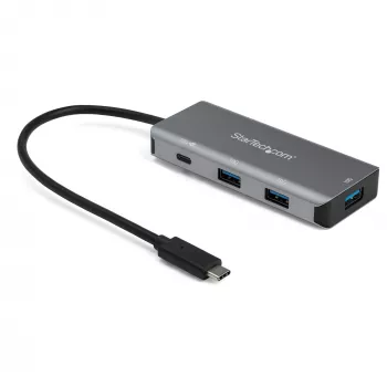 StarTech.com HB31C3A1CPD3 Διανομέας USB-C 4 θυρών, 10 Gbps, 3x USB-A και 1x USB-C, διέλευση φόρτισης Power Delivery 100 W, καλώδιο 25 cm, συμβατός με Thunderbolt 3