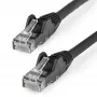 StarTech.com Καλώδιο Ethernet CAT6 10m - LSZH (Low Smoke Zero Halogen) - 10 Gigabit 250Mhz 100W PoE RJ45 10GbE UTP Καλώδιο patch δικτύου, προστασία γλωττίδας με ανακούφιση καταπόνησης - Μαύρο, CAT 6, ETL-πιστοποιημένο, 24AWG