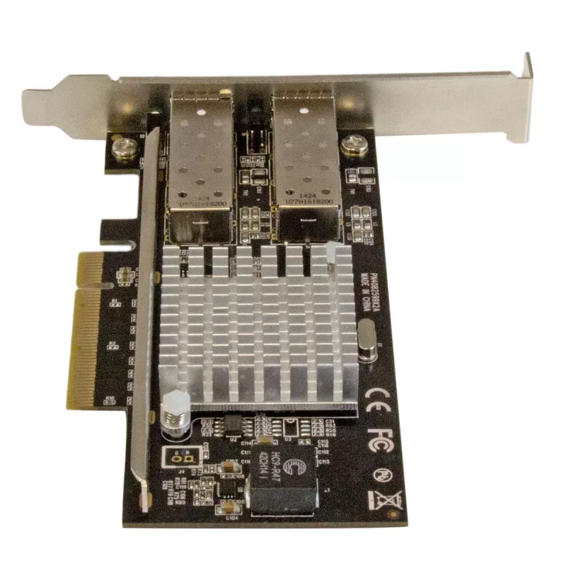 StarTech.com Κάρτα δικτύου 2 θυρών 10G Fiber με ανοιχτό SFP+ - PCIe, chipset Intel