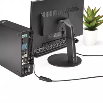 StarTech.com DP2HD4KS ενεργός προσαρμογέας DisplayPort 1.2 σε HDMI, 4K 30 Hz, βίντεο και ήχος, 0,15 m