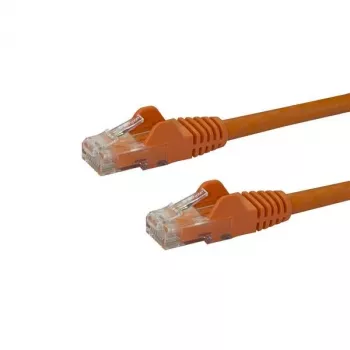 StarTech.com Καλώδιο Ethernet CAT6 2 m – Πορτοκαλί Καλώδιο Gigabit Ethernet CAT 6 – 250 MHz 100 W PoE RJ45 UTP Καλώδιο δικτύου/patch, προστασία γλωττίδας με ανακούφιση έλξης, ελεγμένο μεμονωμένα