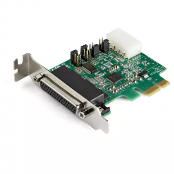 StarTech.com κάρτα προσαρμογέα PCI Express RS232 Serial 4 θυρών – PCIe RS232 Serial Host Controller Card – PCIe σε σειριακό DB9 – 16950 UART – κάρτα επέκτασης Low-Profile – Windows/Linux – TAA