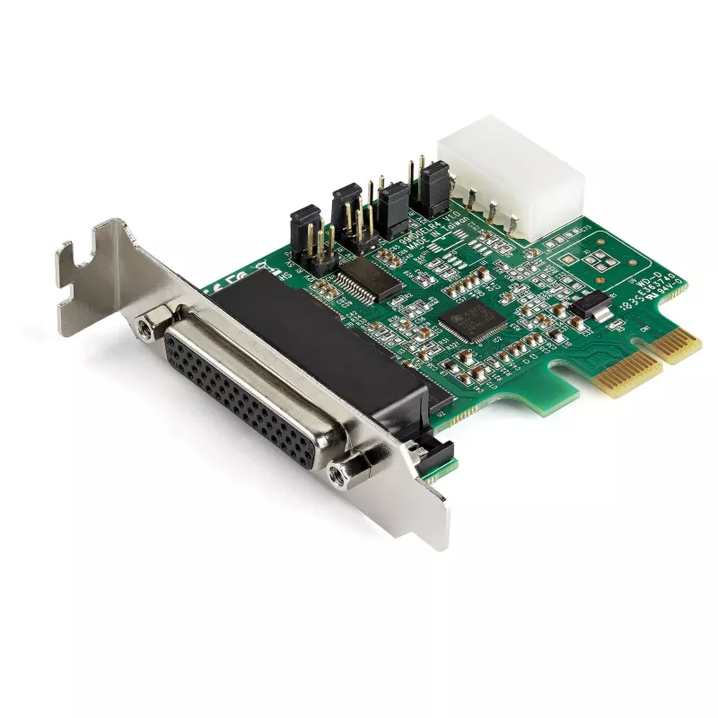 StarTech.com κάρτα προσαρμογέα PCI Express RS232 Serial 4 θυρών – PCIe RS232 Serial Host Controller Card – PCIe σε σειριακό DB9 – 16950 UART – κάρτα επέκτασης Low-Profile – Windows/Linux – TAA