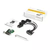 StarTech.com κάρτα προσαρμογέα PCI Express RS232 Serial 4 θυρών – PCIe RS232 Serial Host Controller Card – PCIe σε σειριακό DB9 – 16950 UART – κάρτα επέκτασης Low-Profile – Windows/Linux – TAA