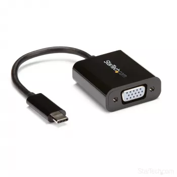 StarTech.com προσαρμογέας USB-C σε VGA - μαύρο - 1080p - μετατροπέας βίντεο για το MacBook Pro σας - USB C σε VGA Display Dongle - ενημερωμένη έκδοση είναι CDP2VGAEC
