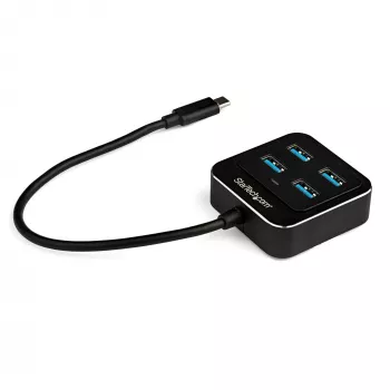 StarTech.com hub USB C 4 θυρών – USB-C σε 4x θύρες USB-A – SuperSpeed 10 Gbit/s USB 3.2 Gen 2 Type-C hub – USB Bus Powered – φορητό/συμπαγές USB-C σε USB hub προσαρμογέα για laptop – αλουμίνιο