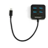 StarTech.com hub USB C 4 θυρών – USB-C σε 4x θύρες USB-A – SuperSpeed 10 Gbit/s USB 3.2 Gen 2 Type-C hub – USB Bus Powered – φορητό/συμπαγές USB-C σε USB hub προσαρμογέα για laptop – αλουμίνιο