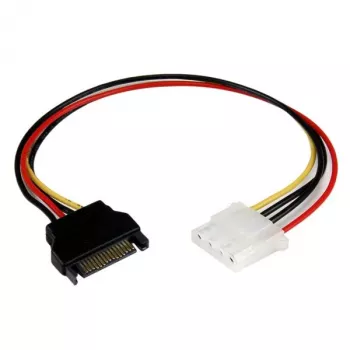 StarTech.com προσαρμογέας καλωδίου τροφοδοσίας SATA σε LP4 30,5 cm - B/M, SATA 15 ακίδων, Molex (4 ακίδων), 0,3048 m, βύσμα αρσενικό, υποδοχή θηλυκή, ευθύ