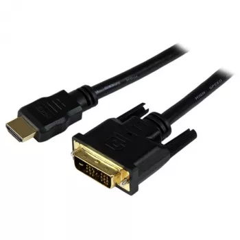 StarTech.com καλώδιο HDMI® σε DVI-D 1,5 m - M/M, 1,5 m, HDMI, DVI-D, Male, Male, χρυσό