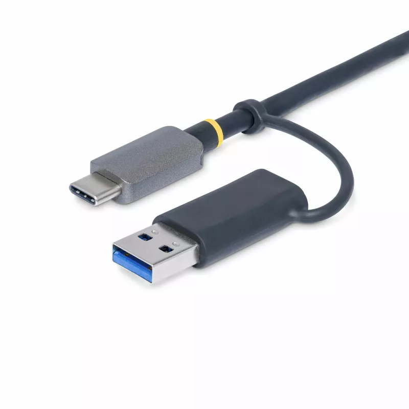 StarTech.com FCREADMICRO3V2 συσκευή ανάγνωσης καρτών μνήμης πολλαπλών μέσων USB 3.0, SD/microSD/CompactFlash, USB-C με προσαρμογέα USB-A, 5 Gbps