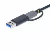 StarTech.com FCREADMICRO3V2 συσκευή ανάγνωσης καρτών μνήμης πολλαπλών μέσων USB 3.0, SD/microSD/CompactFlash, USB-C με προσαρμογέα USB-A, 5 Gbps
