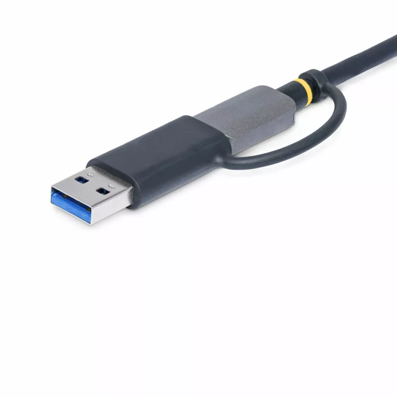 StarTech.com FCREADMICRO3V2 συσκευή ανάγνωσης καρτών μνήμης πολλαπλών μέσων USB 3.0, SD/microSD/CompactFlash, USB-C με προσαρμογέα USB-A, 5 Gbps