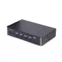 StarTech.com διακόπτης KVM DisplayPort 4 θυρών, 8K 60Hz / 4K 144Hz, Single Display, DP 1.4, 2x θύρες USB 3.0, 4x θύρες USB 2.0 HID, εναλλαγή με κουμπί & hotkey, συμμορφούμενο με TAA - ανεξάρτητο λειτουργικού συστήματος, μεταλλικό κουτί
