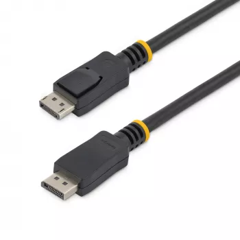 StarTech.com DISPL5M καλώδιο DisplayPort 1.2 5 m, 4K x 2K, HBR2, με συνδέσμους ασφάλισης, αρσενικό/αρσενικό, μαύρο