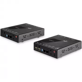 StarTech.com Επεκτατής HDMI KVM μέσω Δικτύου IP - 4K 30Hz HDMI 2.0 και USB μέσω IP LAN ή Καλωδίου Ethernet Cat5e/Cat6 (100m/330ft) - Κιτ Απομακρυσμένου Διακόπτη KVM/Κονσόλας Πομπού/Δέκτη