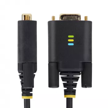 StarTech.com Καλώδιο προσαρμογέα USB σε σειριακό null modem 2m, COM, FTDI, USB-A σε DB9 RS232, αντικαταστάσιμες βίδες/παξιμάδια DB9, Windows/macOS/Linux