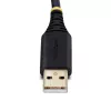 StarTech.com Καλώδιο προσαρμογέα USB σε σειριακό null modem 2m, COM, FTDI, USB-A σε DB9 RS232, αντικαταστάσιμες βίδες/παξιμάδια DB9, Windows/macOS/Linux