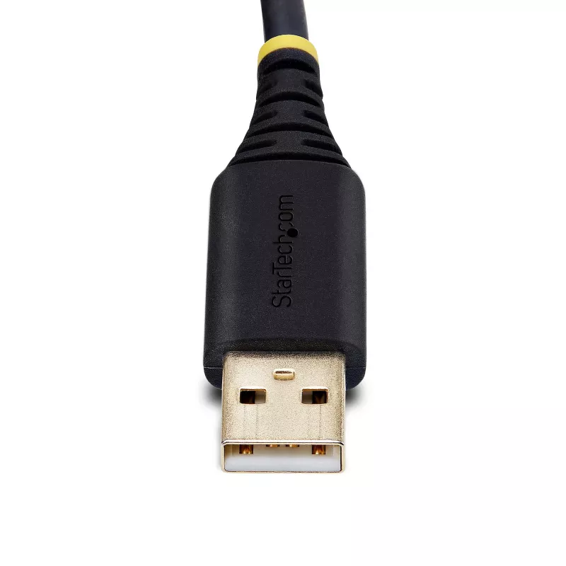 StarTech.com Καλώδιο προσαρμογέα USB σε σειριακό null modem 2m, COM, FTDI, USB-A σε DB9 RS232, αντικαταστάσιμες βίδες/παξιμάδια DB9, Windows/macOS/Linux