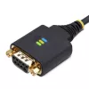 StarTech.com Καλώδιο προσαρμογέα USB σε σειριακό null modem 2m, COM, FTDI, USB-A σε DB9 RS232, αντικαταστάσιμες βίδες/παξιμάδια DB9, Windows/macOS/Linux