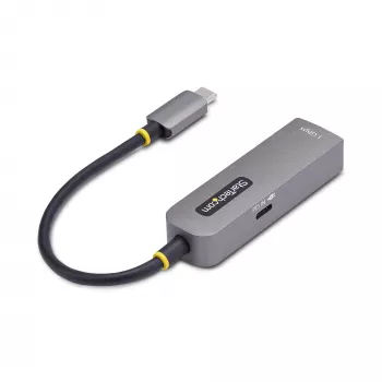 StarTech.com Προσαρμογέας USB-C σε Ethernet, NIC, 100W PD Passthrough, USB 3.0 Type-C 1 Gbit/s προσαρμογέας δικτύου πολλαπλών ταχυτήτων, συμβατός με Thunderbolt, Windows & Mac