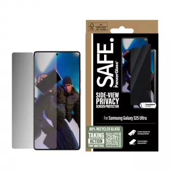 PanzerGlass SAFE. by ® Προστασία οθόνης απορρήτου Samsung Galaxy S25 Ultra | Ultra-Wide Fit με EasyAligner