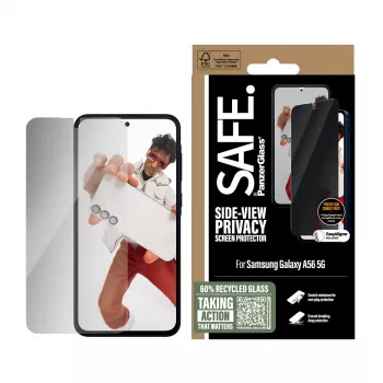 PanzerGlass SAFE. by ® Μεμβράνη προστασίας οθόνης με φίλτρο απορρήτου Samsung Galaxy A56 5G | Ultra-Wide Fit με EasyAligner
