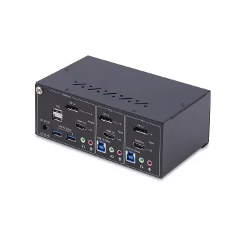 StarTech.com P2ADDH462-KVM-SWITCH Διακόπτης KVM Μαύρο