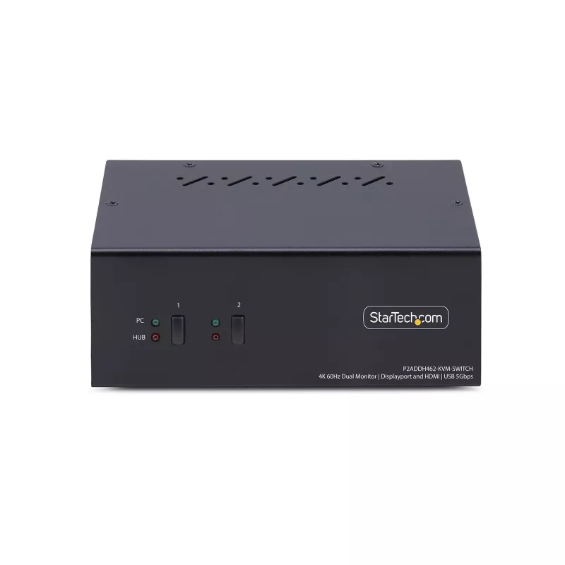 StarTech.com P2ADDH462-KVM-SWITCH Διακόπτης KVM Μαύρο