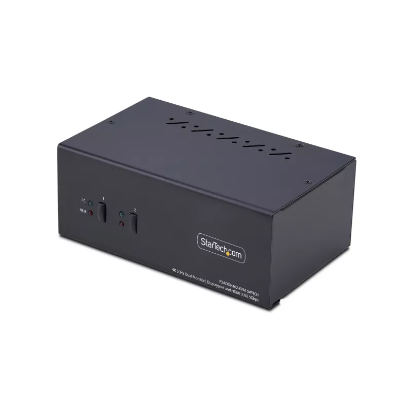 StarTech.com P2ADDH462-KVM-SWITCH Διακόπτης KVM Μαύρο
