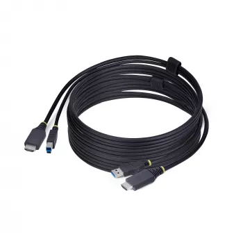 StarTech.com Καλώδιο KVM HDMI και USB-5Gbit/s 10ft (3m), 4K 60Hz, Συνδυαστικό καλώδιο HDMI-2.0 και USB για διακόπτες KVM