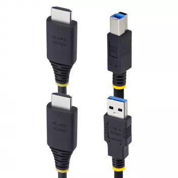StarTech.com Καλώδιο KVM HDMI και USB-5Gbit/s 10ft (3m), 4K 60Hz, Συνδυαστικό καλώδιο HDMI-2.0 και USB για διακόπτες KVM