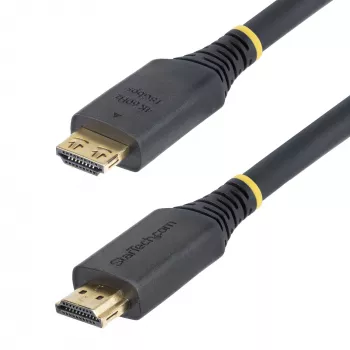 StarTech.com Καλώδιο High Speed HDMI 20ft (6,1m) με βύσματα ασφάλισης, 4K 60Hz/1440p 144Hz, HDR10/HDCP 2.2/ARC, 18Gbit/s, Καλώδιο UHD HDMI 2.0 για TV/οθόνη/display, Επένδυση TPE