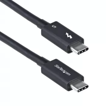 StarTech.com Καλώδιο Thunderbolt 5 2.6ft (80cm), 80 Gbit/s/ έως 120 Gbit/s, 240 W PD, 8K 60 Hz, πιστοποιημένο καλώδιο Thunderbolt – συμβατό με Thunderbolt 4/USB4/USB-C
