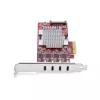 StarTech.com Κάρτα PCIe USB Type-C 4 θυρών, USB 3.2 10Gbps, Κάρτα επέκτασης USB-C PCI Express, 4x ανεξάρτητοι ελεγκτές USB, Windows/Linux/macOS, συμμορφούμενη με TAA